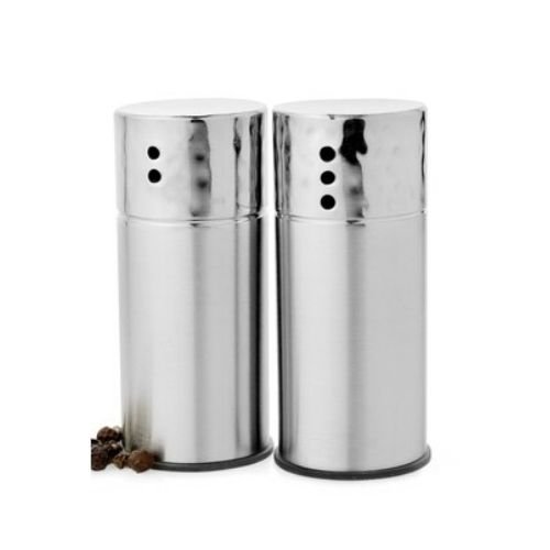 Stainless Steel 2 Tone Salt and Pepper Set Manufacturer