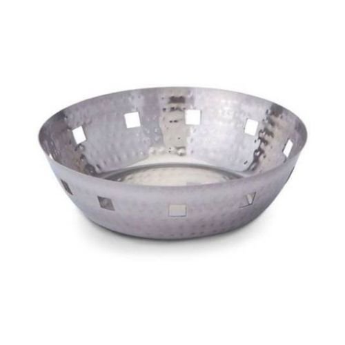 Stainless Steel Hammered Regular Bread Basket Manufacturer