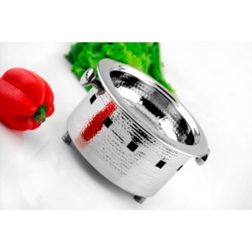 Stainless Steel Round Hammered Snack Warmer Manufacturer