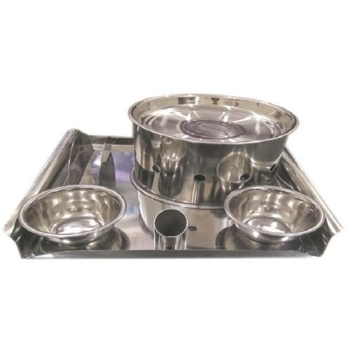 Stainless Steel Round Single Snack Warmer Tray Manufacturer